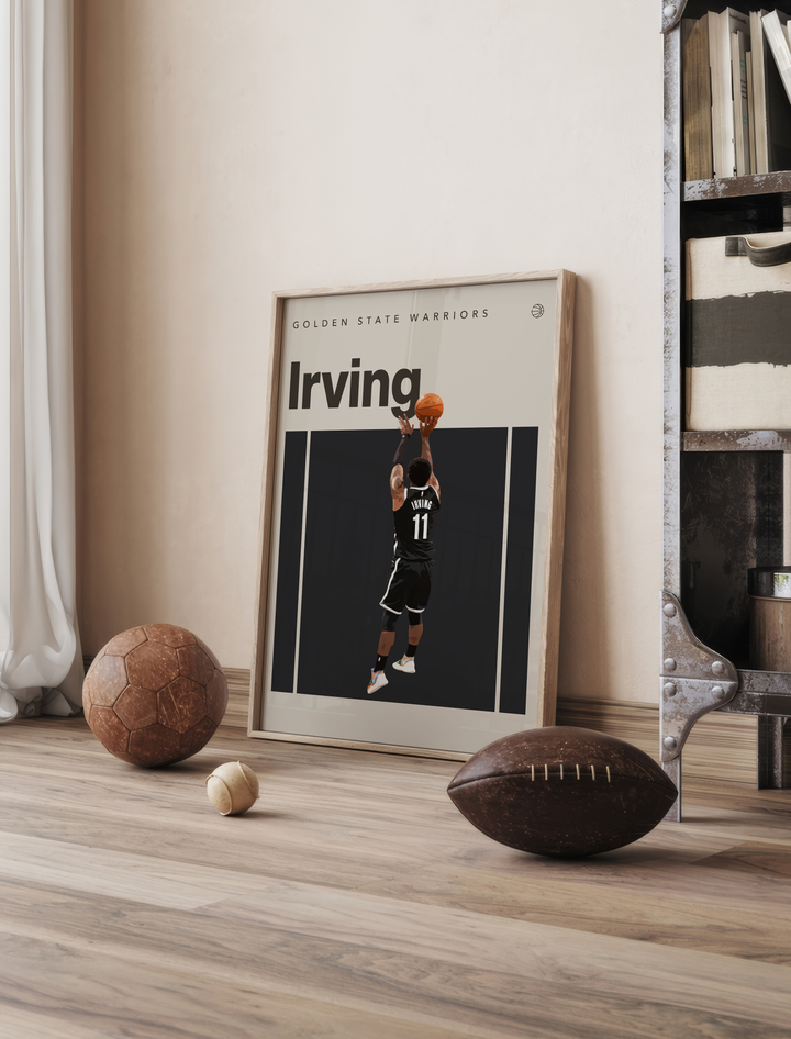 Kyrie Irving Basket Poster