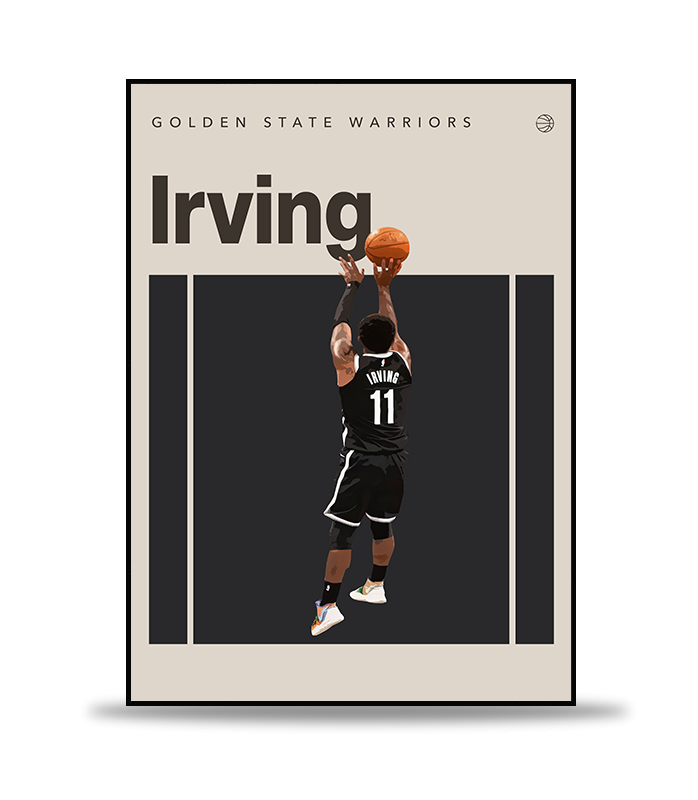 Kyrie Irving Basket Poster