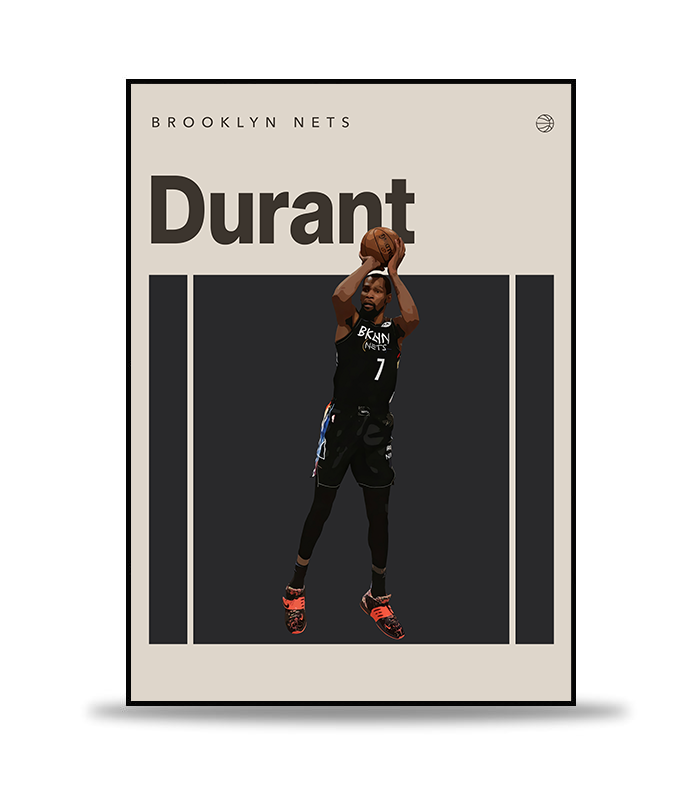 Kevin Durant Basket Poster