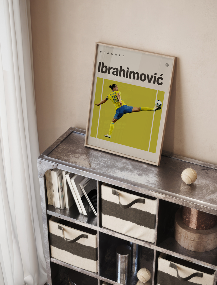 Zlatan Ibrahimović Fotboll Poster