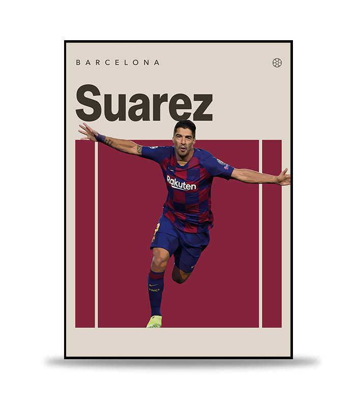 Suarez Fotboll Poster