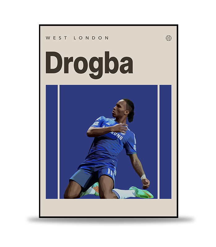 Drogba Fotboll Poster