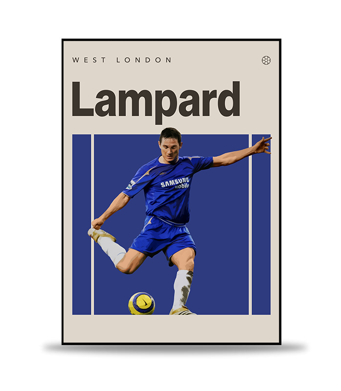 Lampard Fotboll Poster