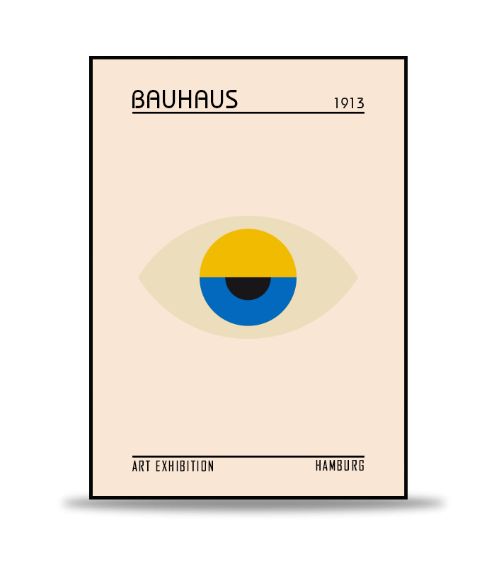 Bauhaus Exhibition Eye Poster