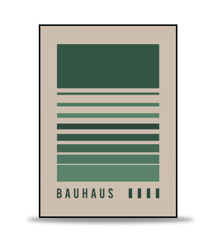 Bauhaus Lines Poster