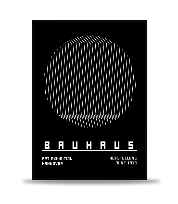 Bauhaus Geometric no.2 Poster