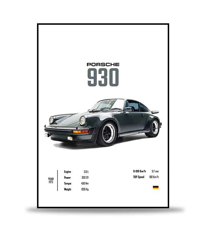 Porsche 930 Poster