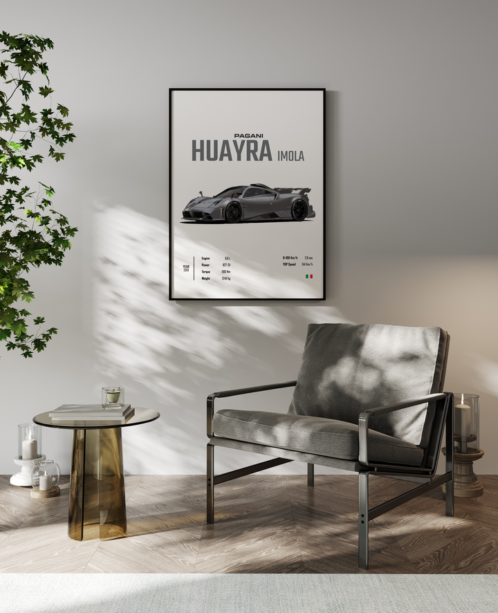 Pagani Huayra Imola Poster