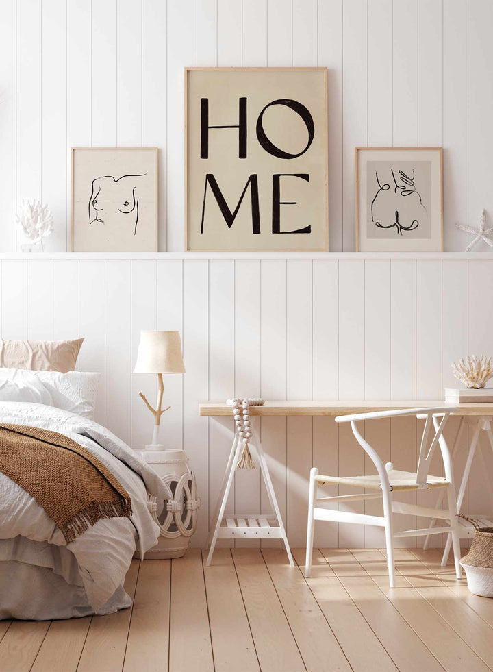 Hand-painted Home Poster