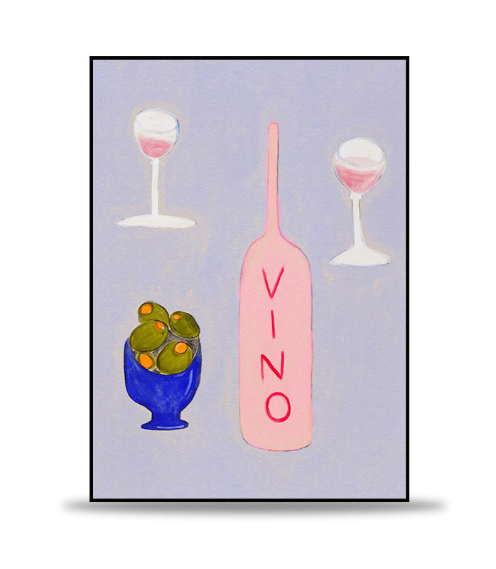 Pink Vino Poster