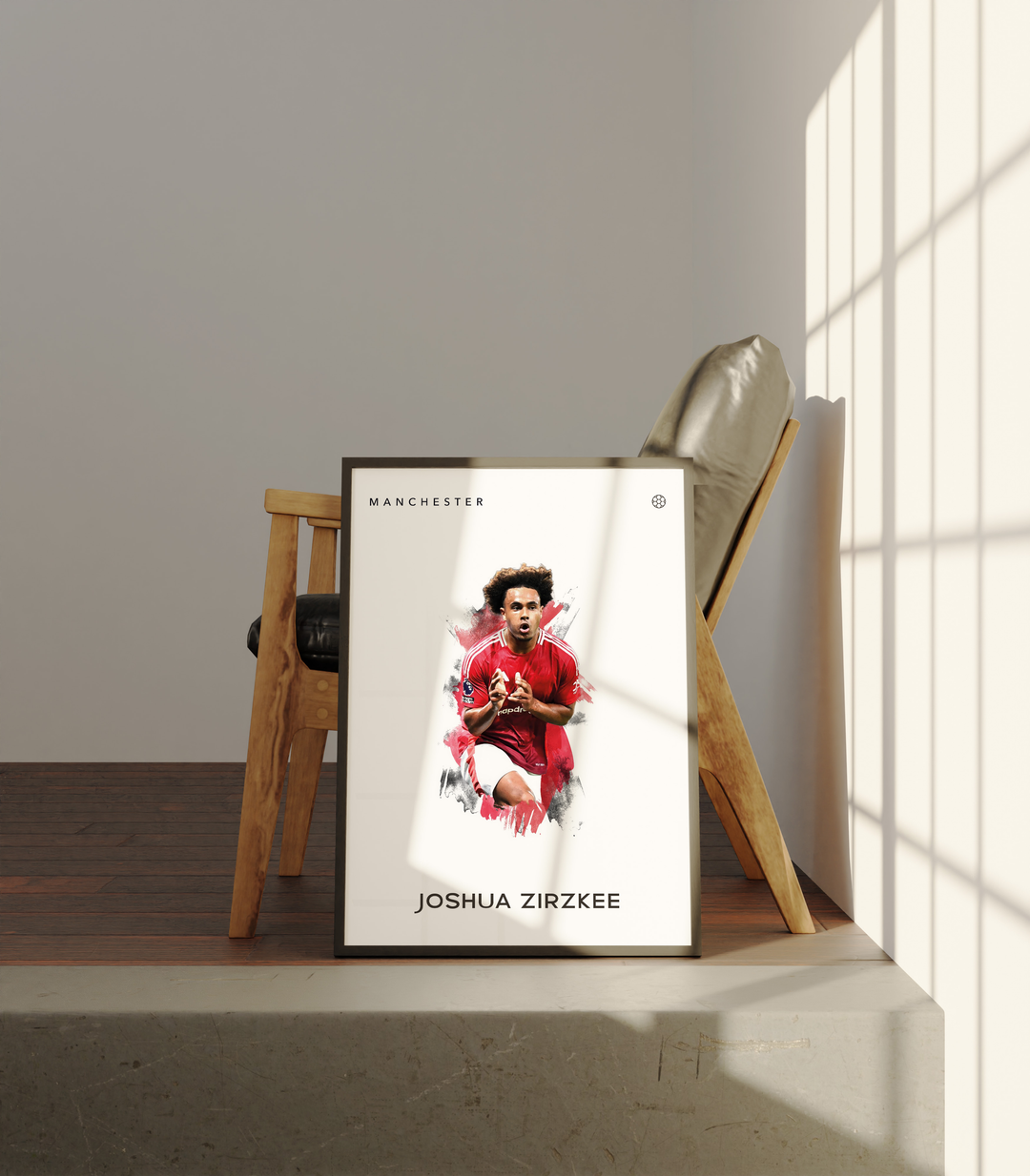 Joshua Zirkzee Fotboll Poster