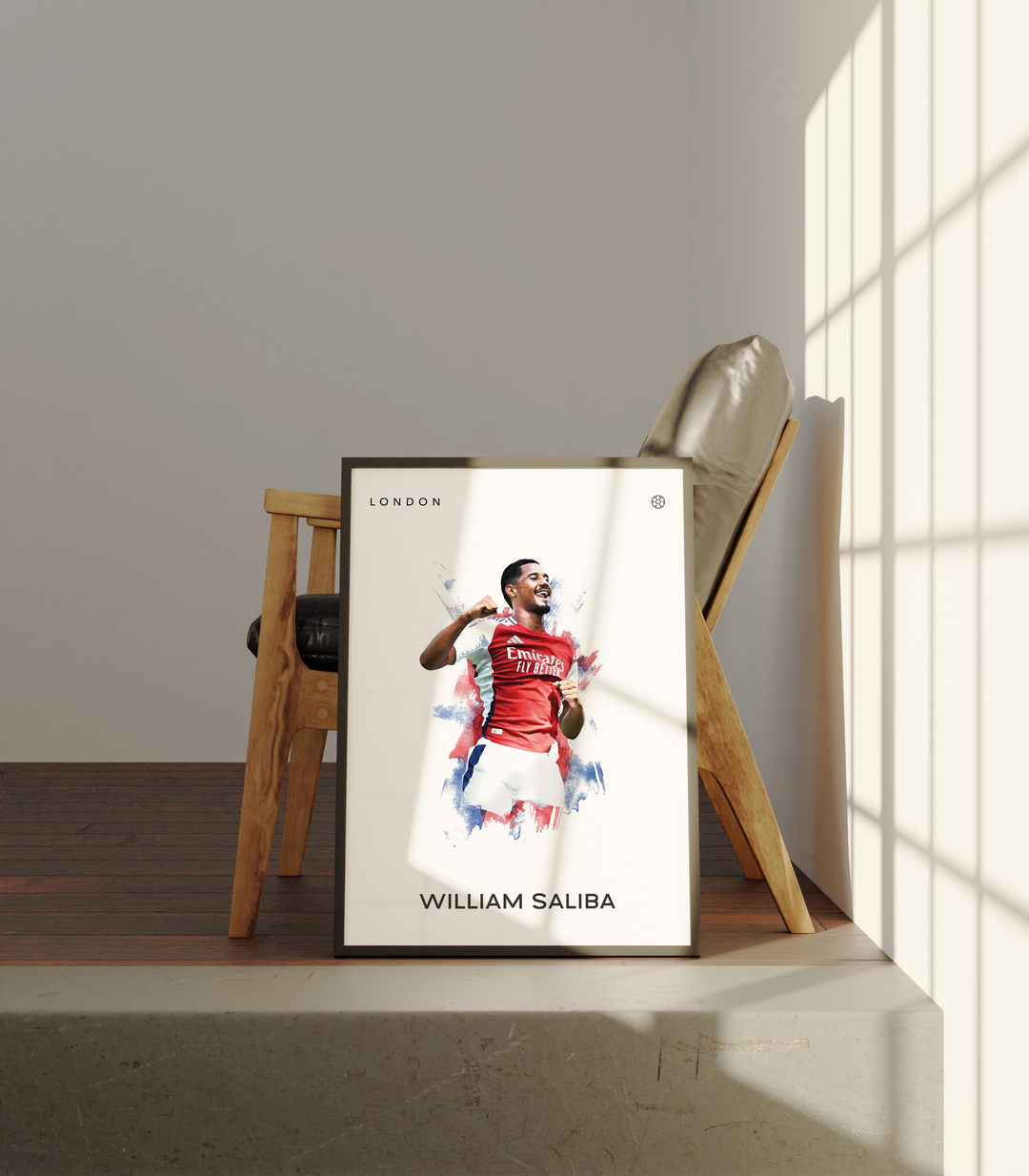 William Saliba Fotboll Poster