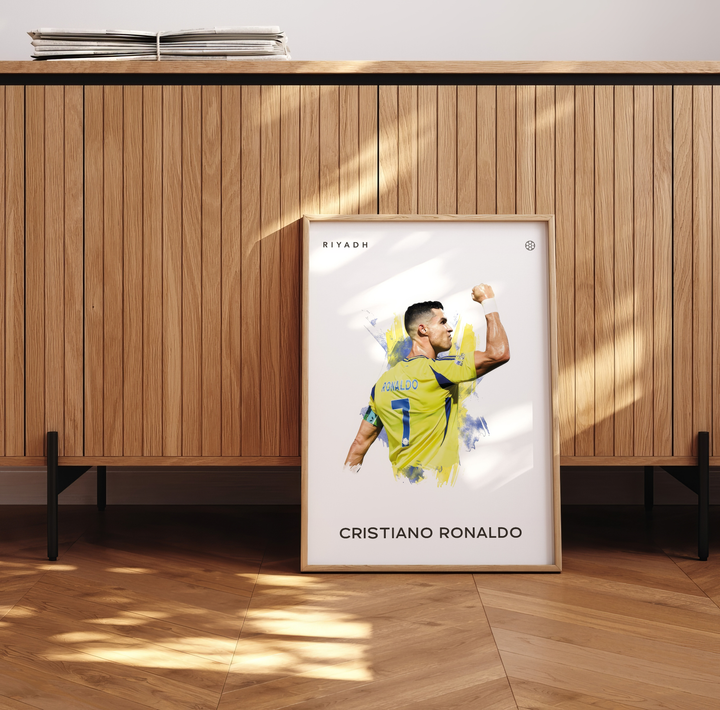 Cristiano Ronaldo no.6 Fotboll Poster