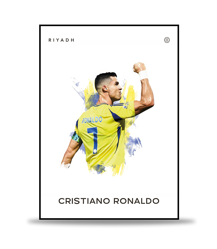 Cristiano Ronaldo no.6 Fotboll Poster