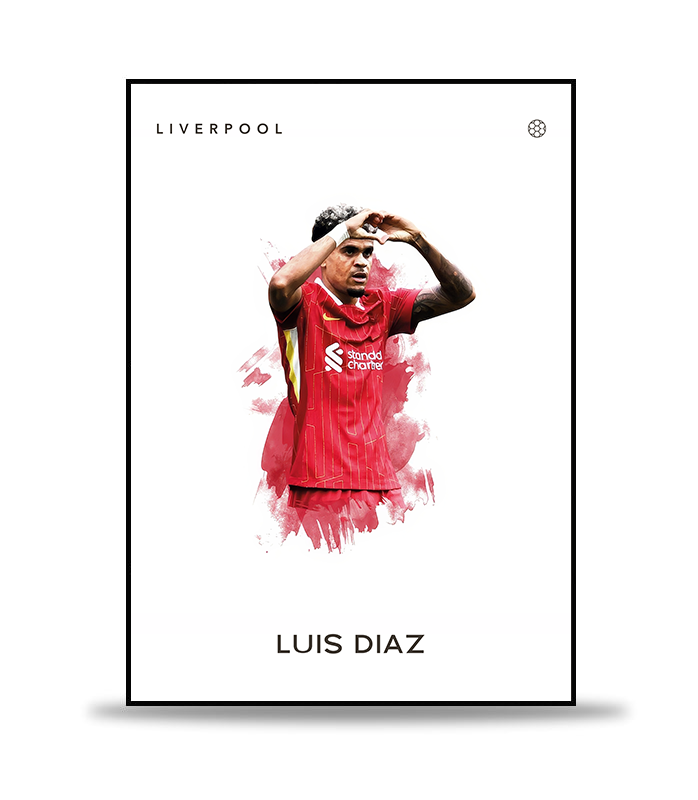 Luis Diaz Fotboll Poster