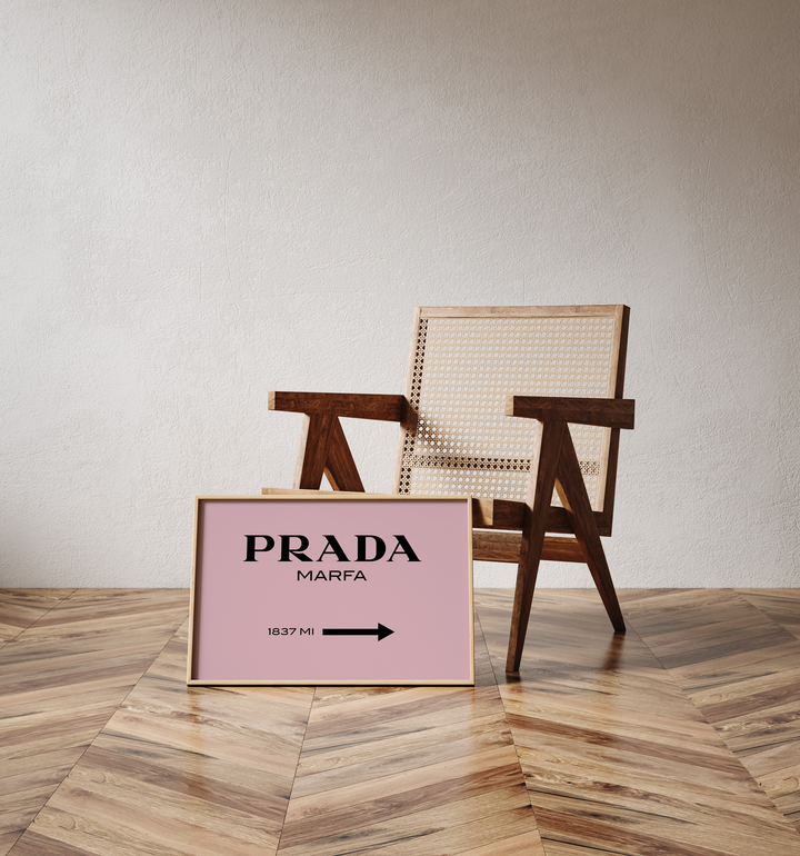 Prada Marfa Pink Poster