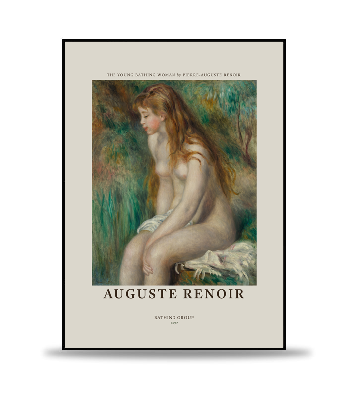 Auguste Renoir - The Young Bathing Woman Poster