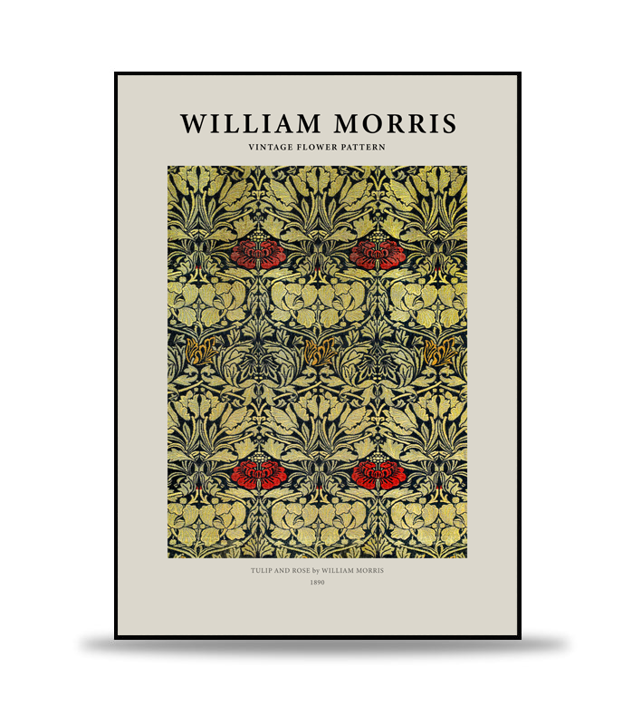 Copy of William Morris - Tulip and Rose Poster