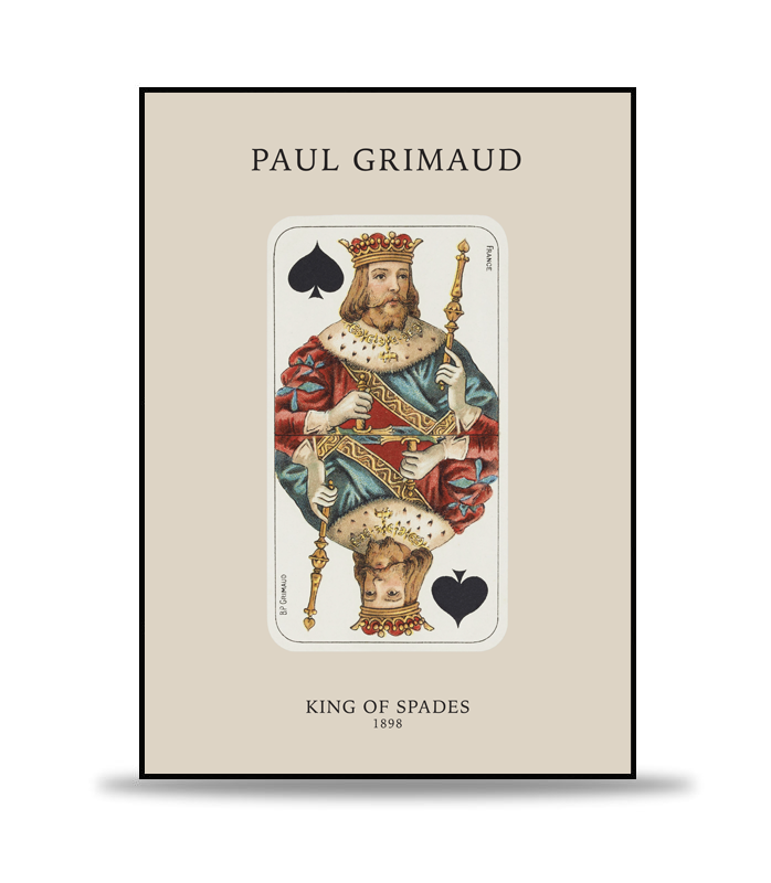 Paul Grimaud - King of Spades Poster