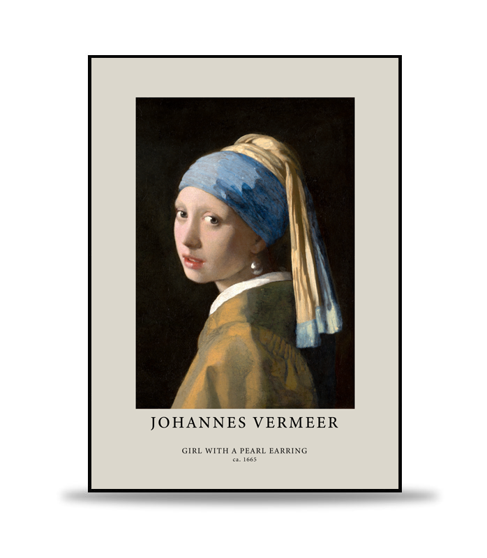 Johannes Vermeer - Girl With a Pearl Earring Poster