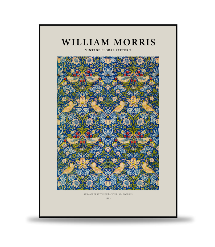 William Morris - Strawberry Thief Poster