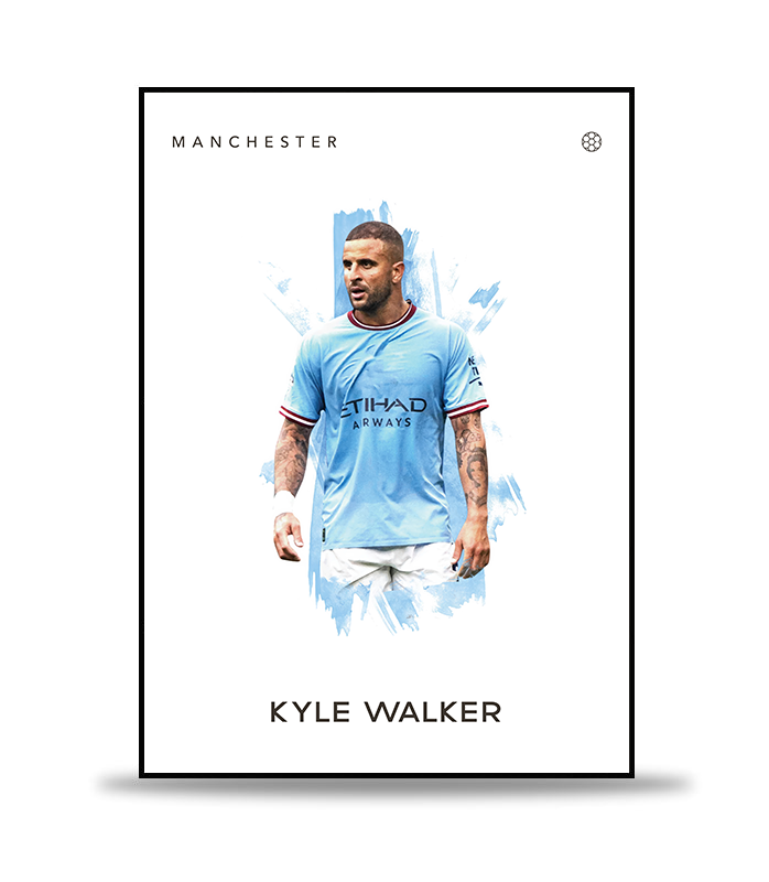 Kyle Walker Fotboll Poster