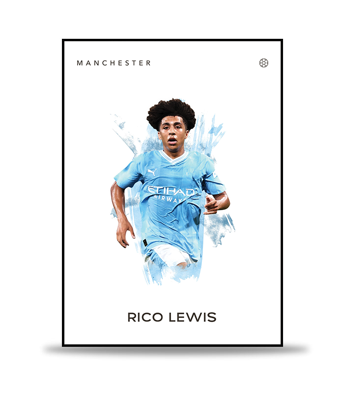 Rico Lewis Fotboll Poster