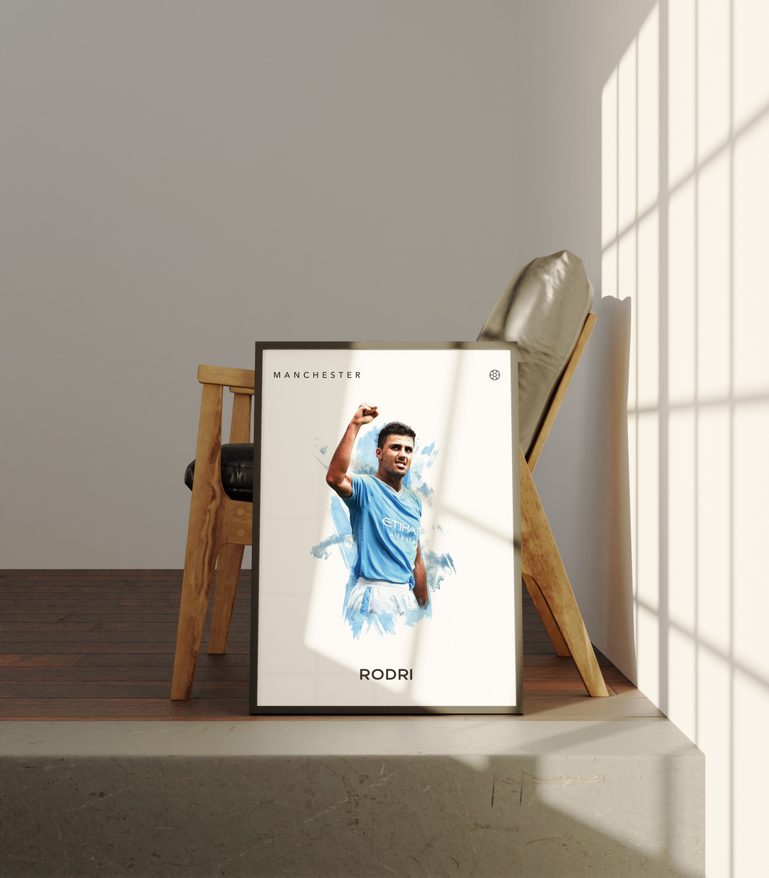 Rodri Fotboll Poster