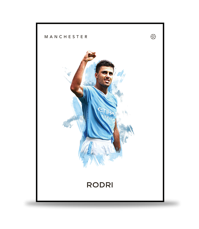 Rodri Fotboll Poster