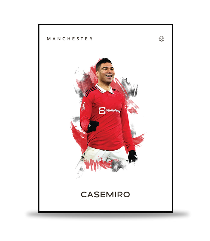 Casemiro Fotboll Poster