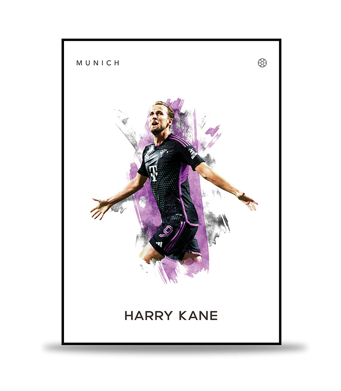 Harry Kane Fotboll Poster