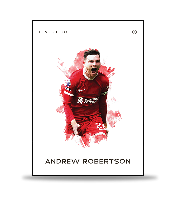 Andrew Robertson Fotboll Poster