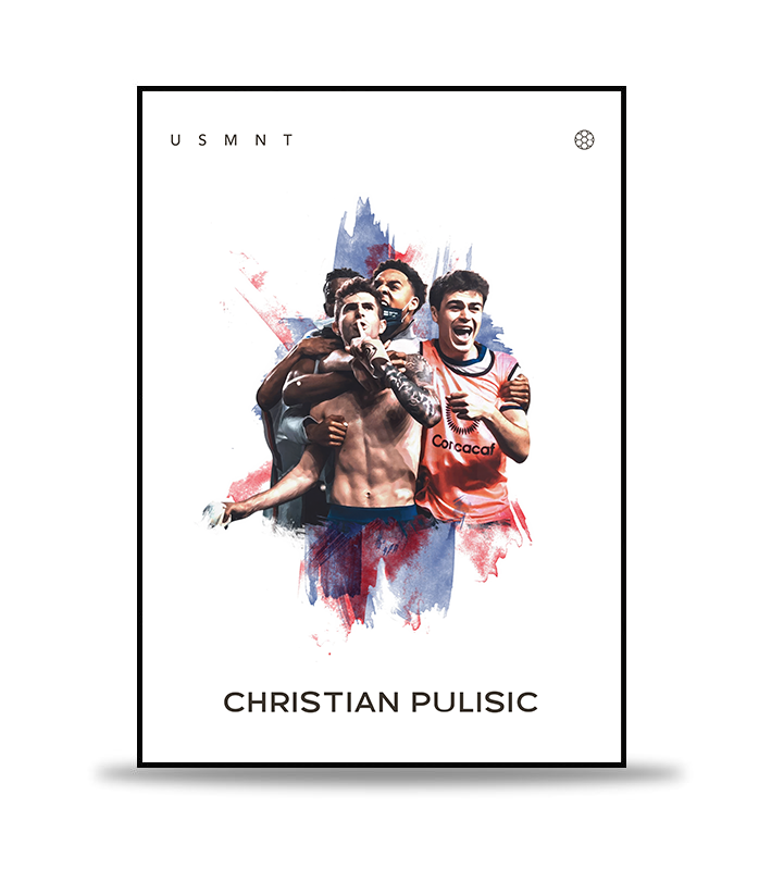 Christian Pulisic Fotboll Poster