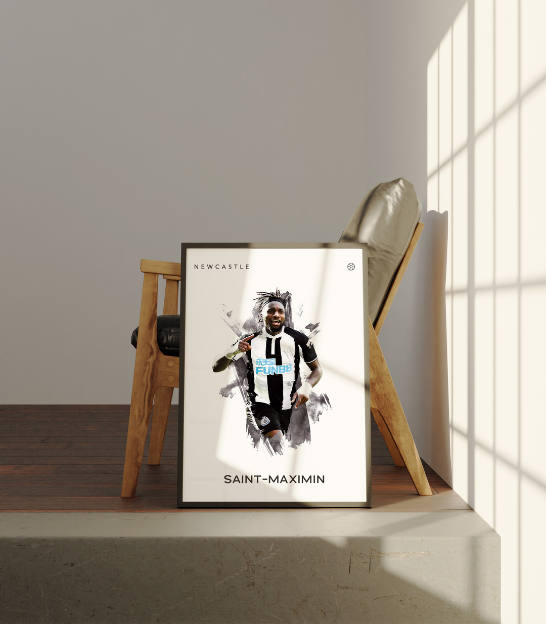 Allan Saint-Maximin Fotboll Poster