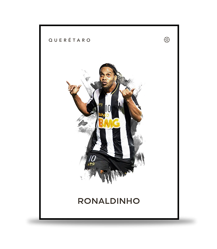 Ronaldinho no.3 Fotboll Poster