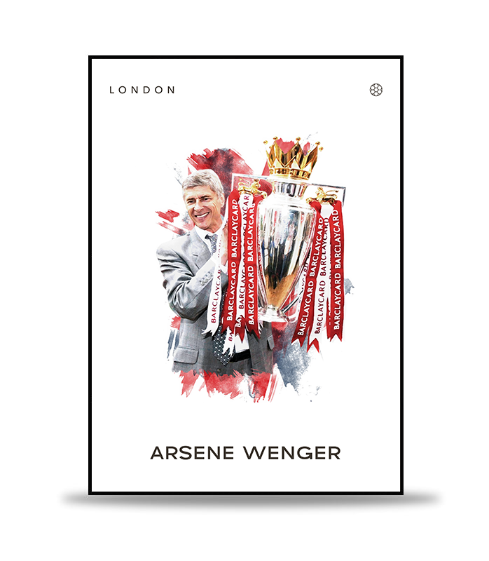 Arsene Wenger Fotboll Poster