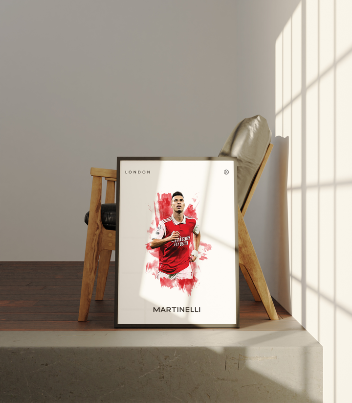 Gabriel Martinelli Fotboll Poster