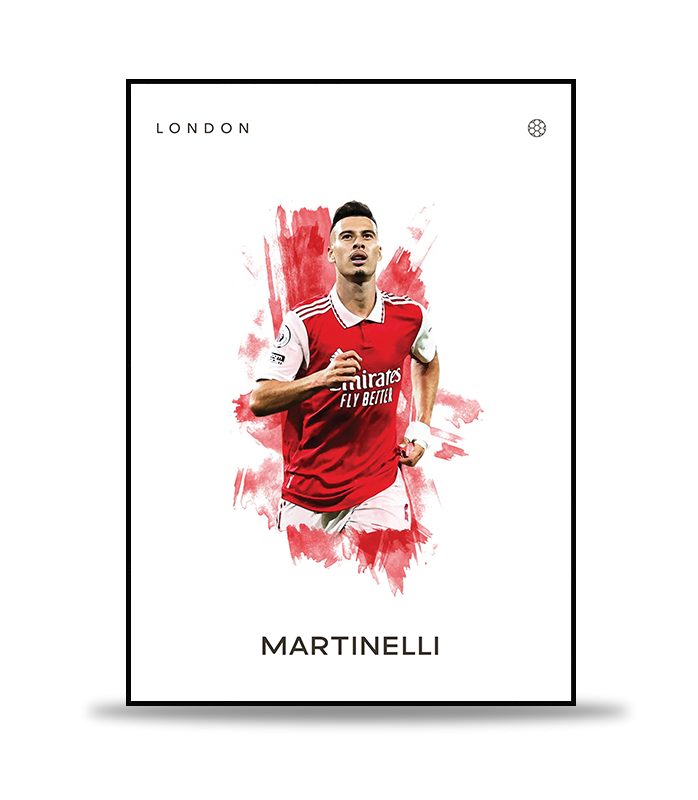 Gabriel Martinelli Fotboll Poster