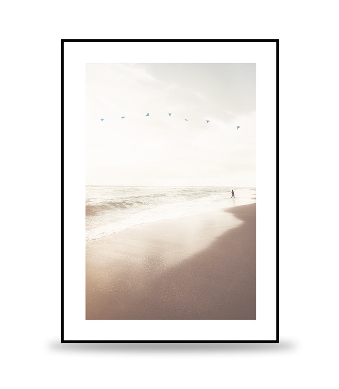 QUIET BEACH POSTER