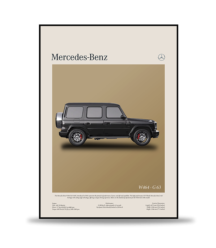 Mercedes G63 AMG Poster