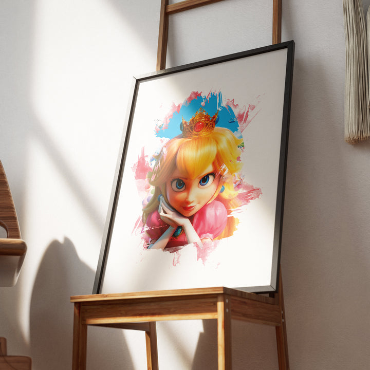 Princess Peach (Super Mario Bros) Poster