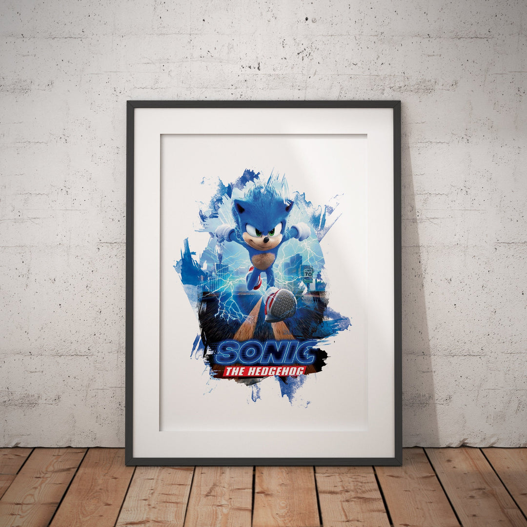 Sonic (Super Mario Bros) Poster