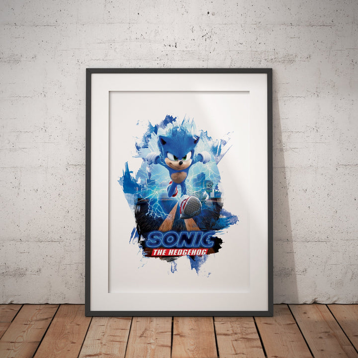 Sonic (Super Mario Bros) Poster