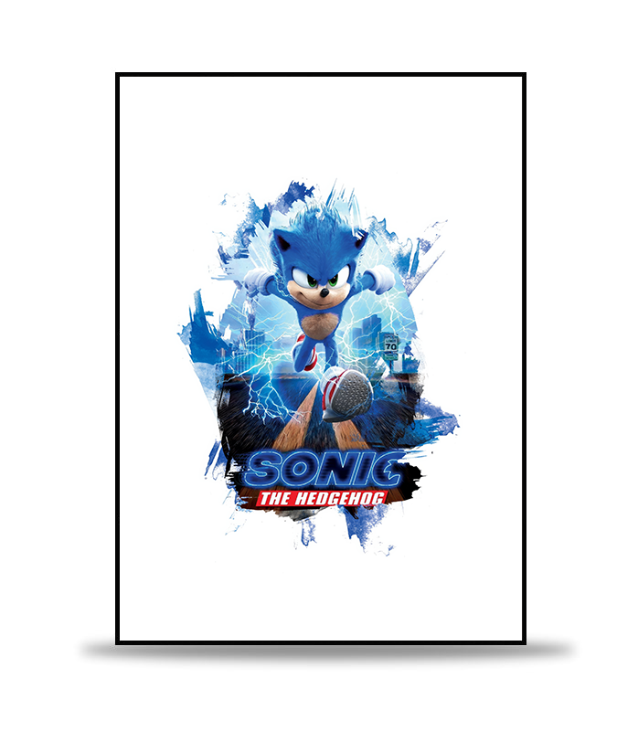 Sonic (Super Mario Bros) Poster