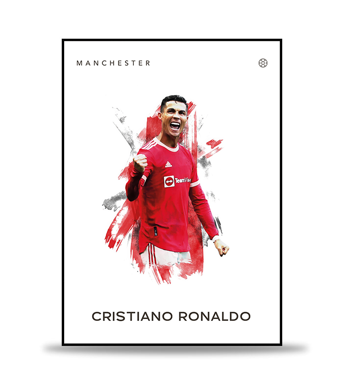 Cristiano Ronaldo no.5 Fotboll Poster