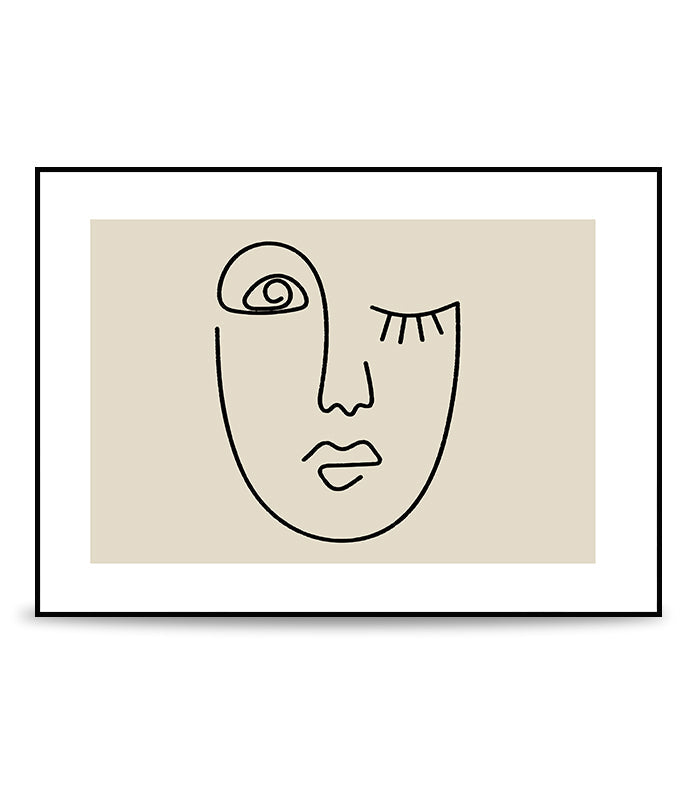 Abstract Face POSTER